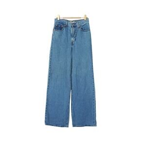 LEVI'S Ribcage Wide Leg Jeans - Medium Wash - 24